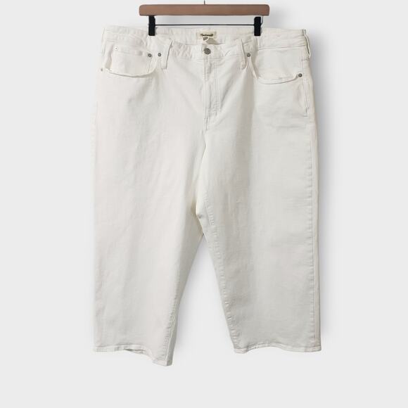 Madewell Women's White Ankle & Cropped Jeans - Picture 1 of 13